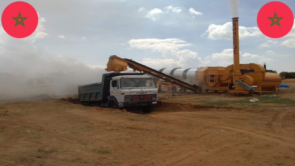 Asphalt Batch Mix Plant in Morocco