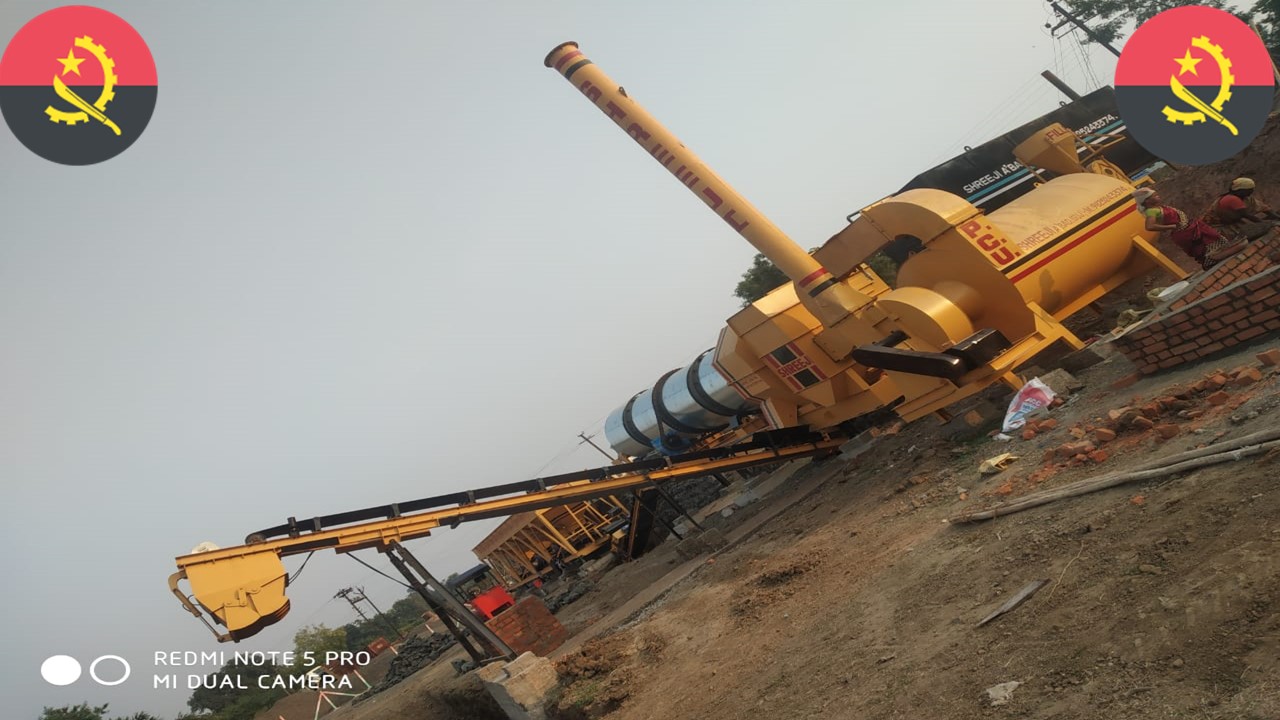 Asphalt Batch Mix Plant in Angola