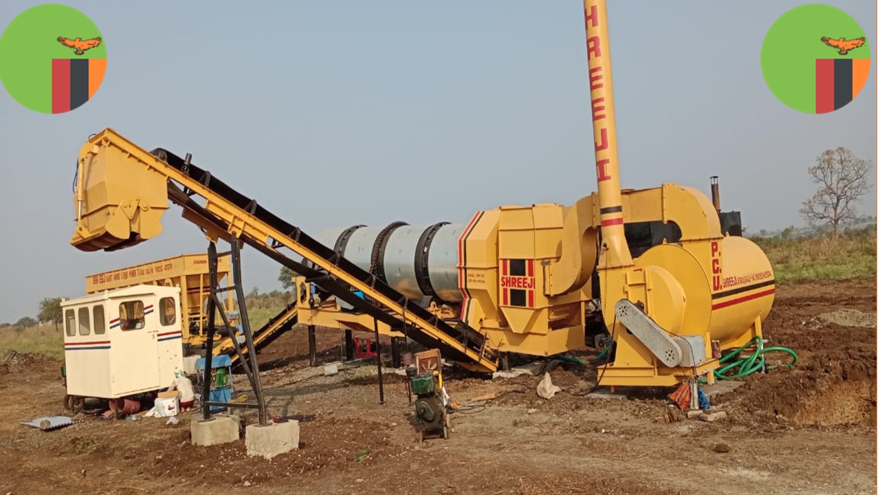 Asphalt mixing plant in zambia