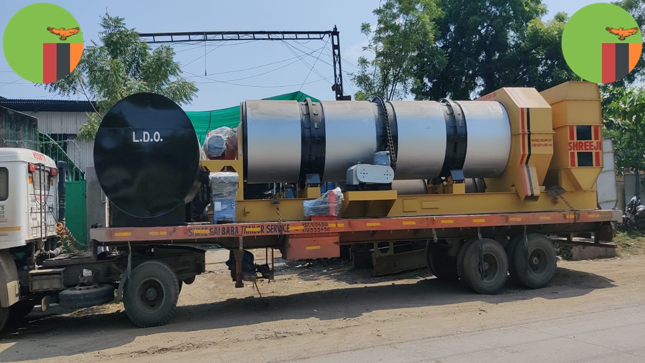 asphalt Drum Mix Plant in Zambia