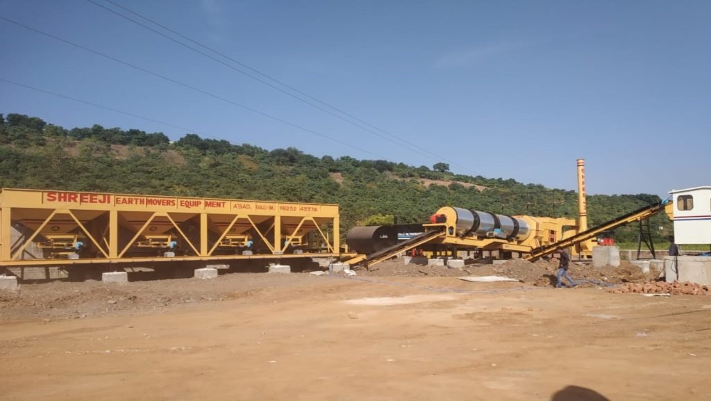 Drum Type Asphalt Hot Mix Plant in Maharashtra