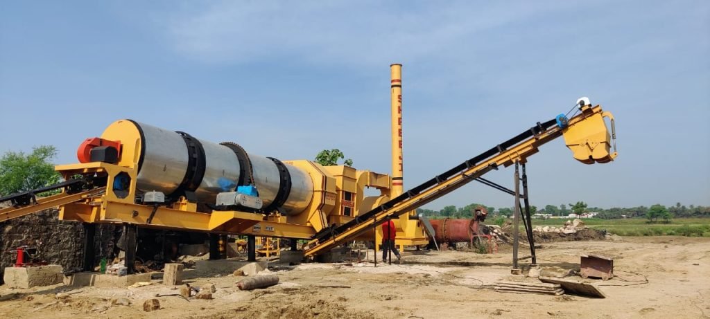 Drum Type Asphalt Hot Mix Plant in Maharashtra