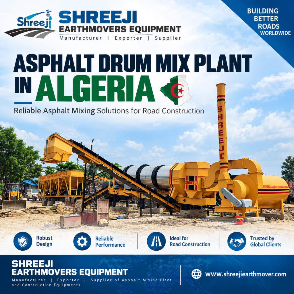 Asphalt Drum Mixing Plant in Algeria